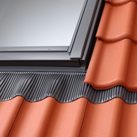 RACCORD FENETRE DE TOIT 114X118 VELUX GRANDE TUILES GRIS POSE TRAD.